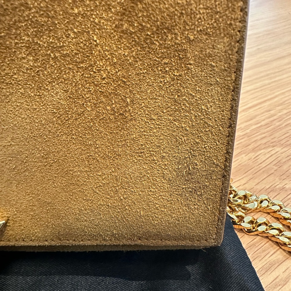 Saint Laurent Brown Suede Small Kate Tassel Crossbody Bag - Picture 4 of 16